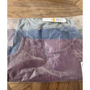 Felina 3 Pack Tank Top Size S Plum Blue And Gray